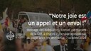 « Notre joie est un appel et un envoi ! »