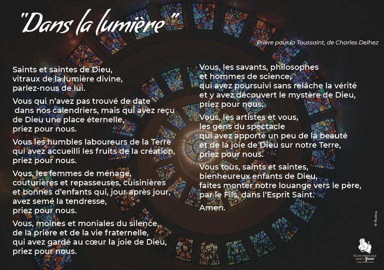 Prière Toussaint 2022