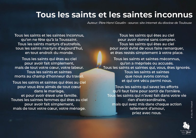 prière toussaint