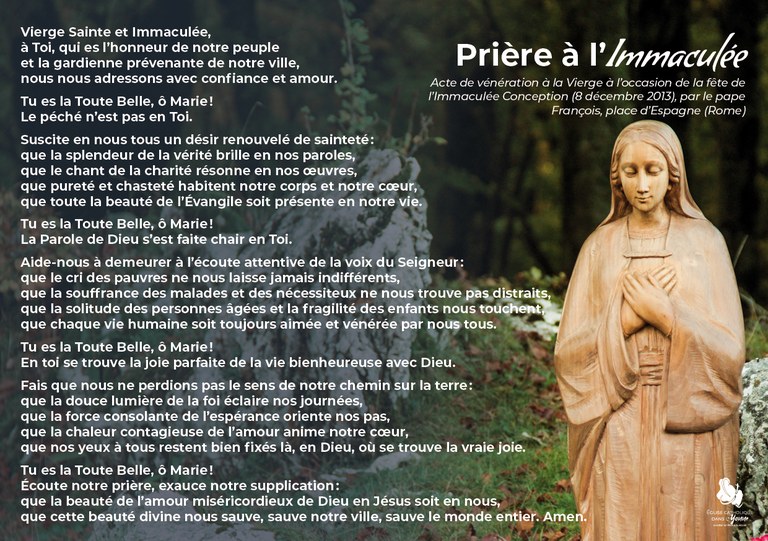 priere a l'immaculee ok