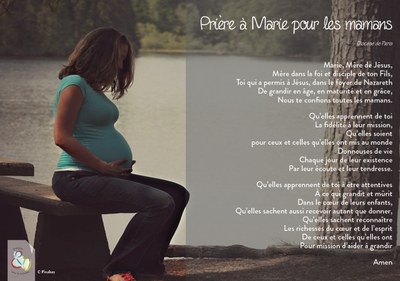 prière à Marie pour les mamans