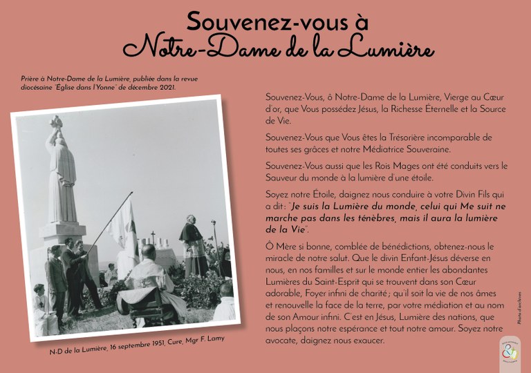 Priere Notre Dame de la Lumiere