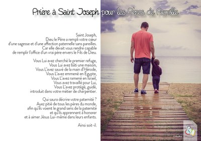 Prière à Saint Joseph pour les pères de famille