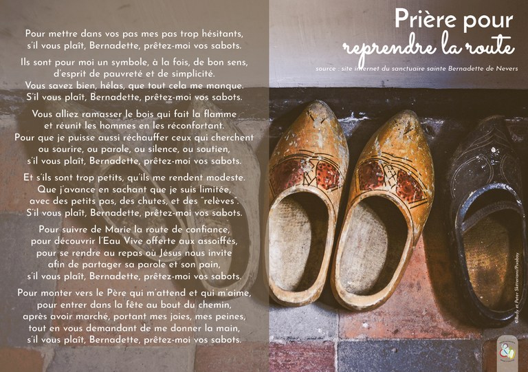 prière bernadette reprendre route