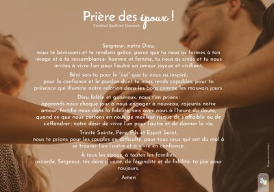 prière des époux