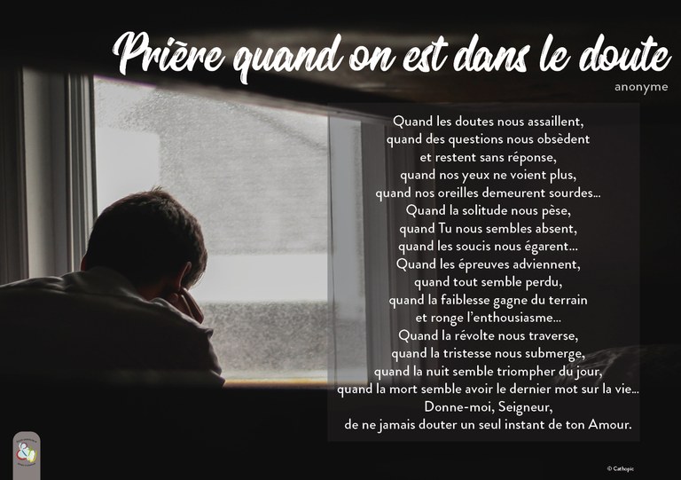 prière doute FB