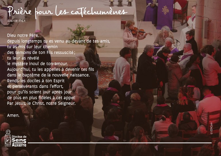 Prière pour les catéchumènes site