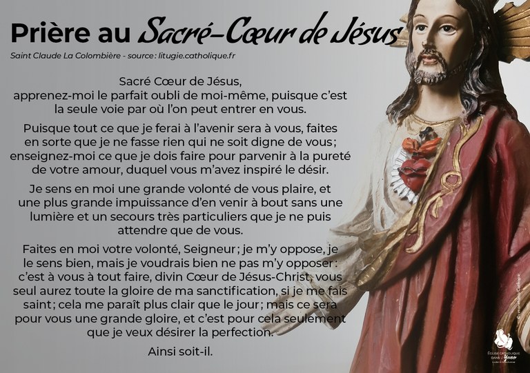 priere sacre coeur jesus