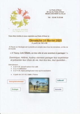 invitation café à thème Les Gilats