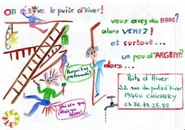 on rénove le puits d'hiver