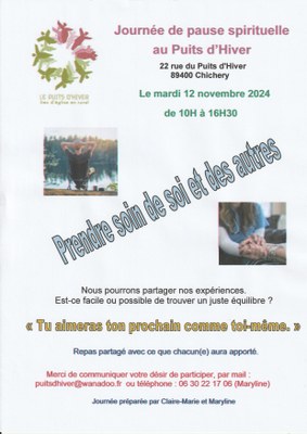 Pause spirituelle novembre 2024