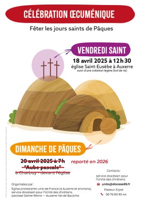 affiche jours saints 2025 corrigé