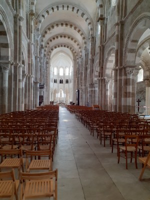 Chemin de lumière basilique de Vézelay