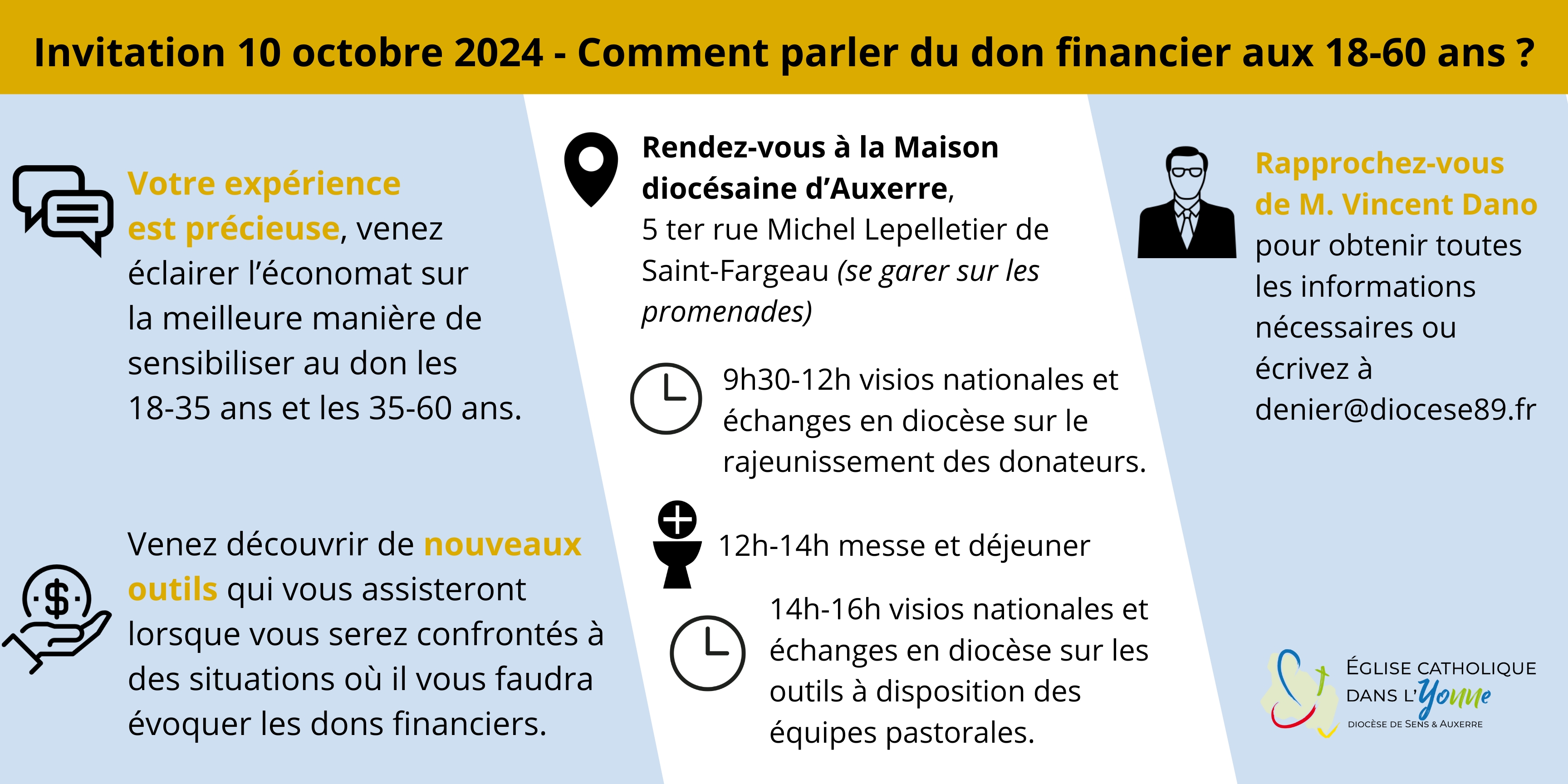 Invitation rencontre denier Dioc SA