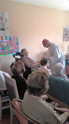 Visite pastorale de Monseigneur GIRAUD 06