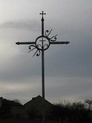 Croix Collibeaux, cimetière de Champvallon