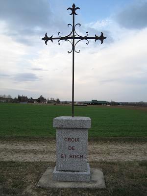 Croix de saint Roch, Route de Guerchy, Neuilly