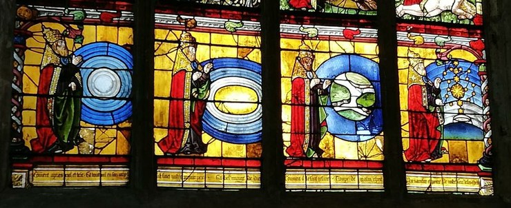 Église Sainte-Madeleine - vitrail "La Création du monde"