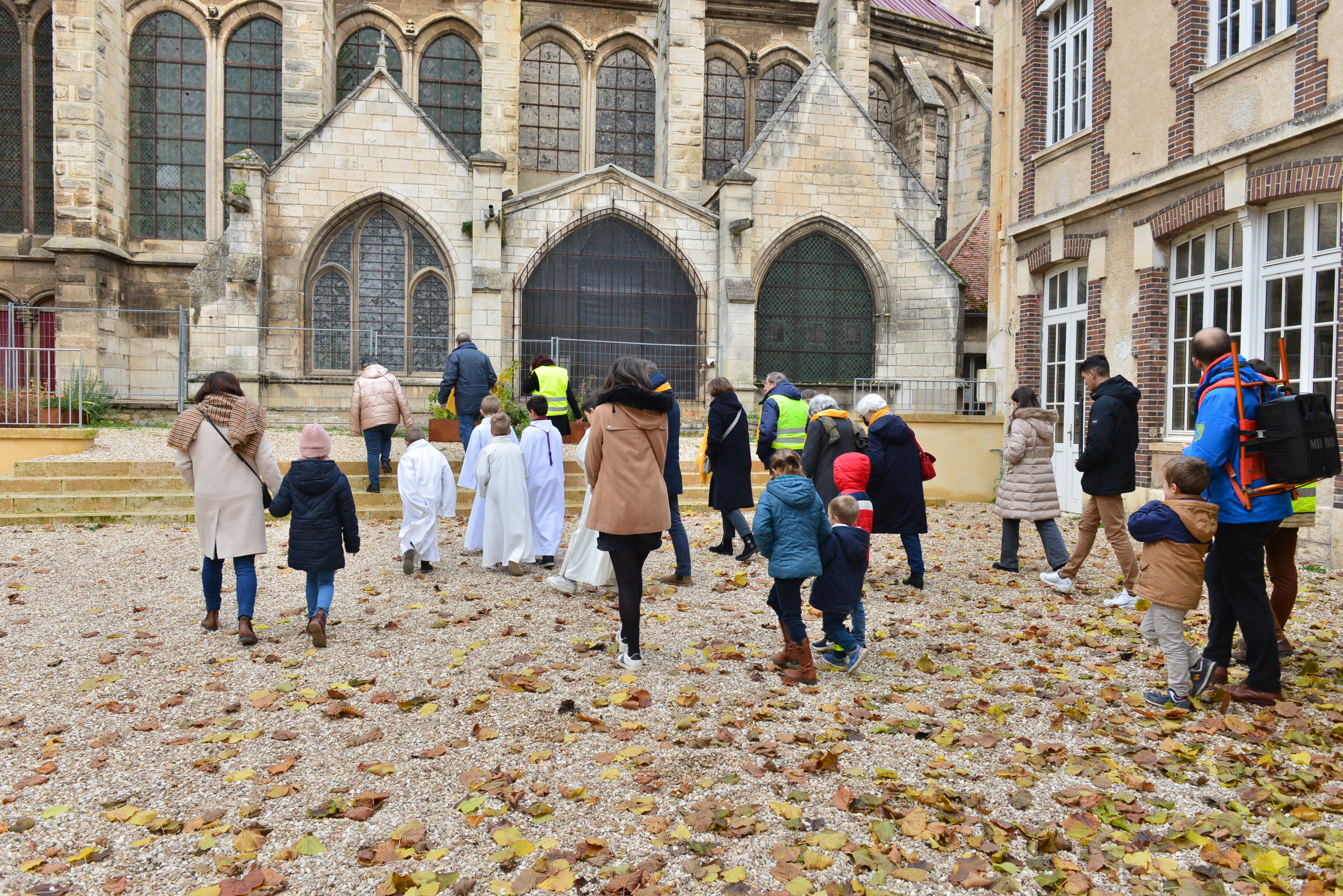 Départ des bénévoles