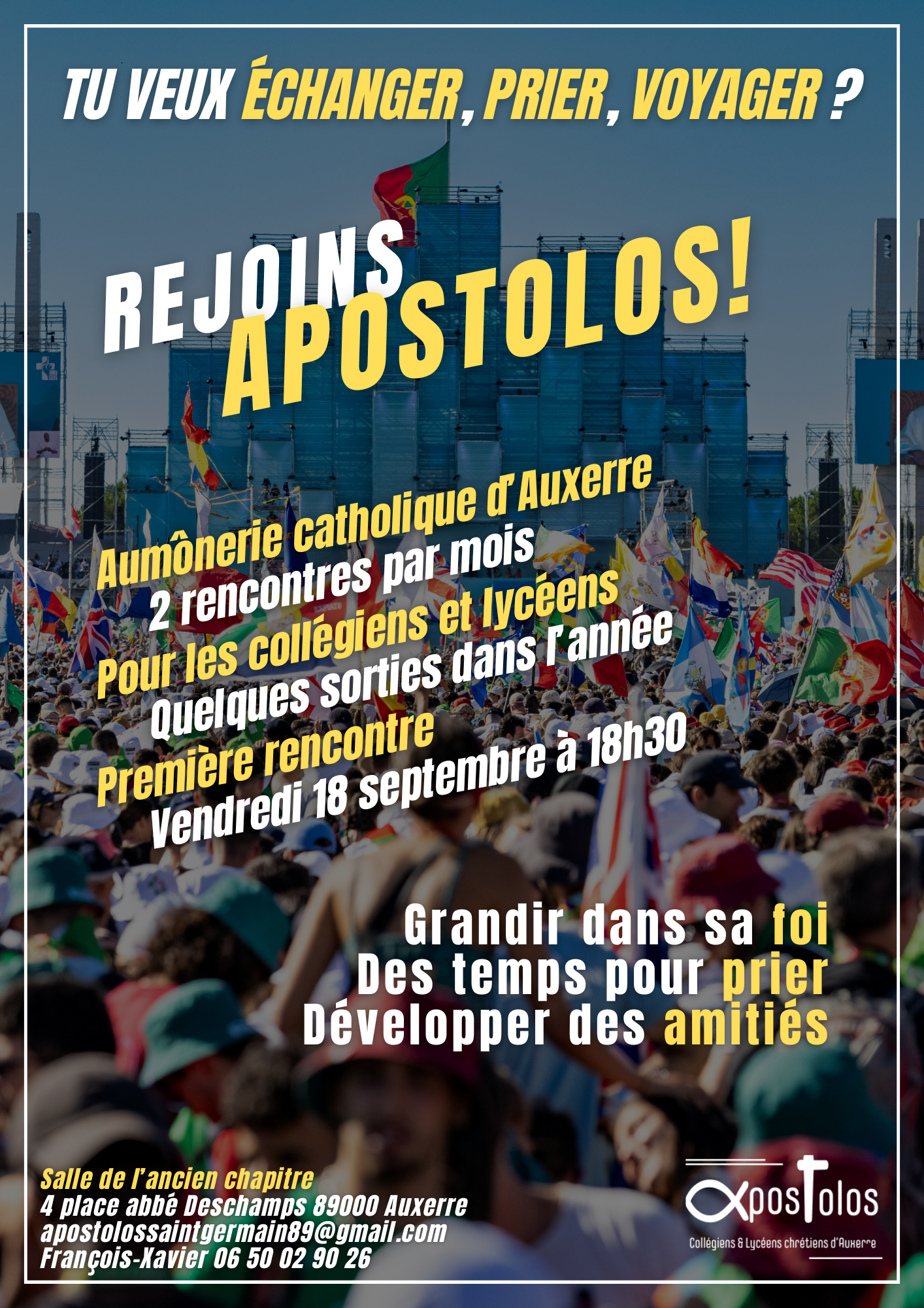 2026 09 18 Rentrée d'Apostolos (affiche)