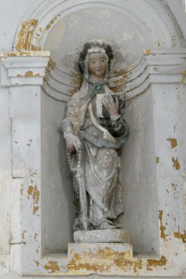 Sainte Syre (cf. Patrice Wahlen, « Trésors d’art et foi : une curieuse statue de Jussy »*)