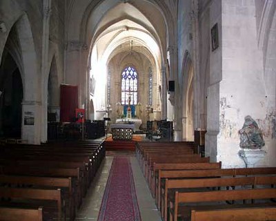 Eglise de Saint-Fargeau - la nef
