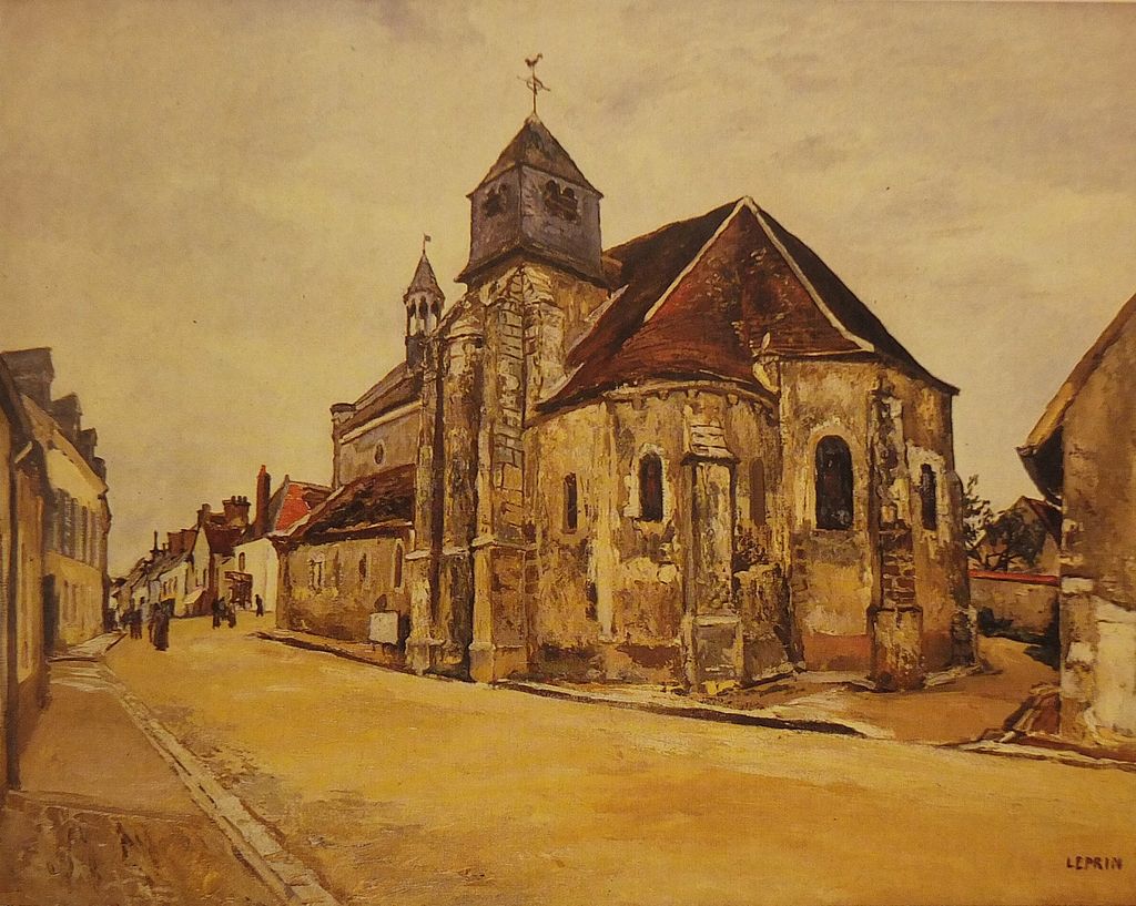 Marcel Leprin église de Bléneau
