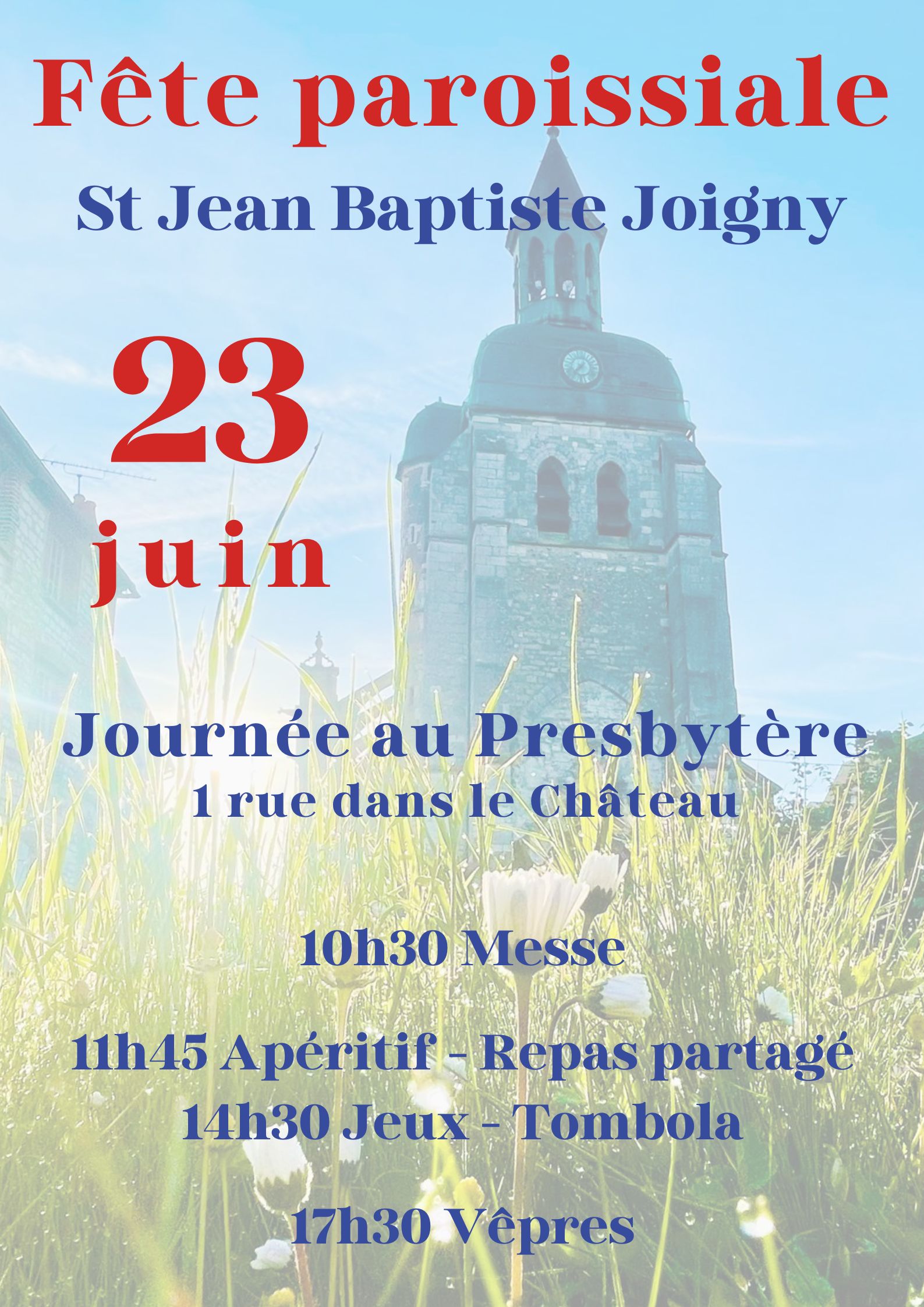 Fête paroissiale 23.06
