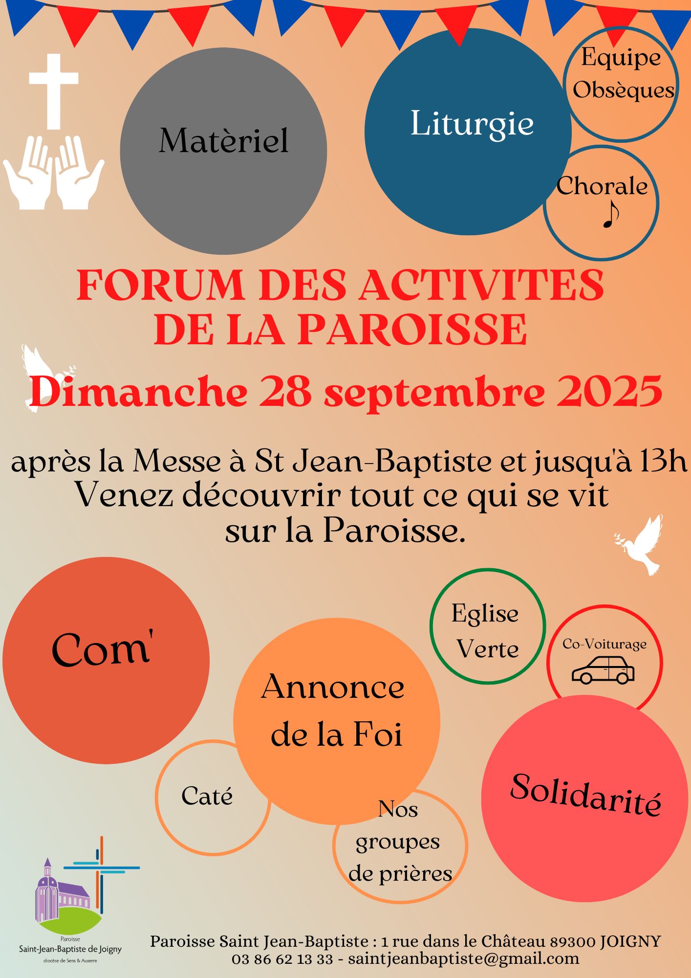 FORUM DES BENEVOLES 28 SEPTEMBRE 2025