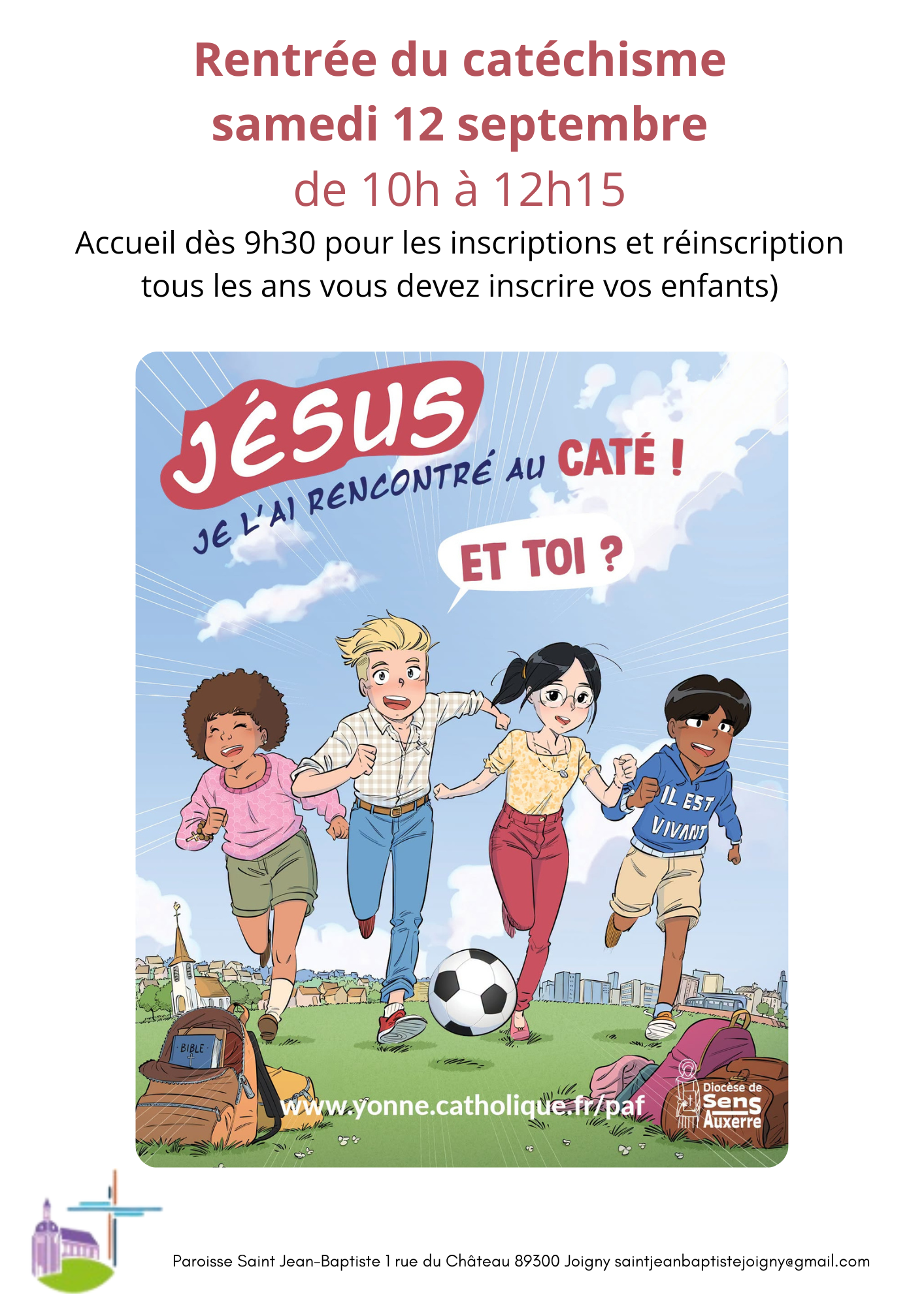Rentrée du catéchisme