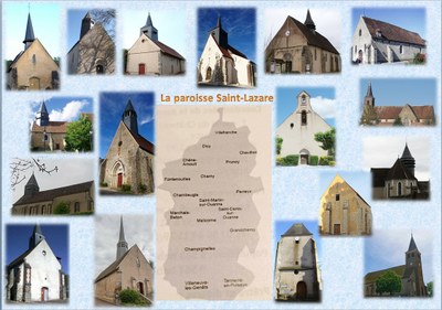 Les 17 églises de notre paroisse