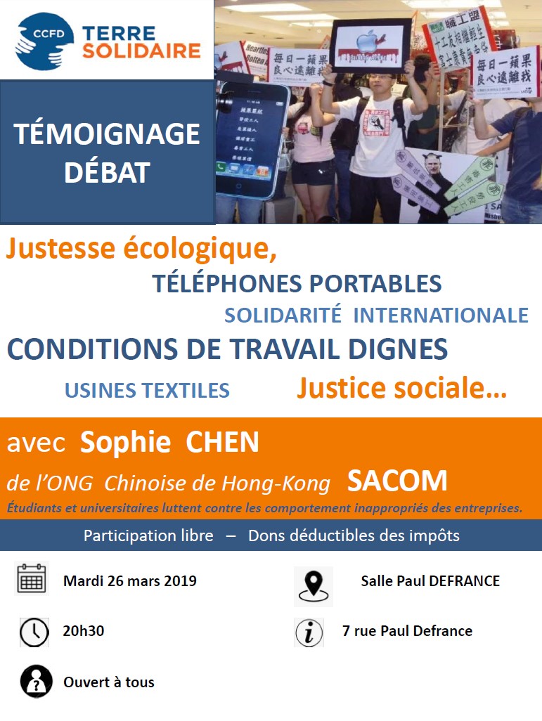 Affiche CCFD Toucy 2019