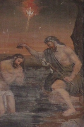 Baptême du Christ église de Fontaine la gaillarde 2