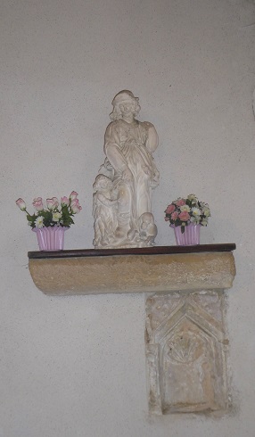 St Roch   niche coquille St Jacques 2