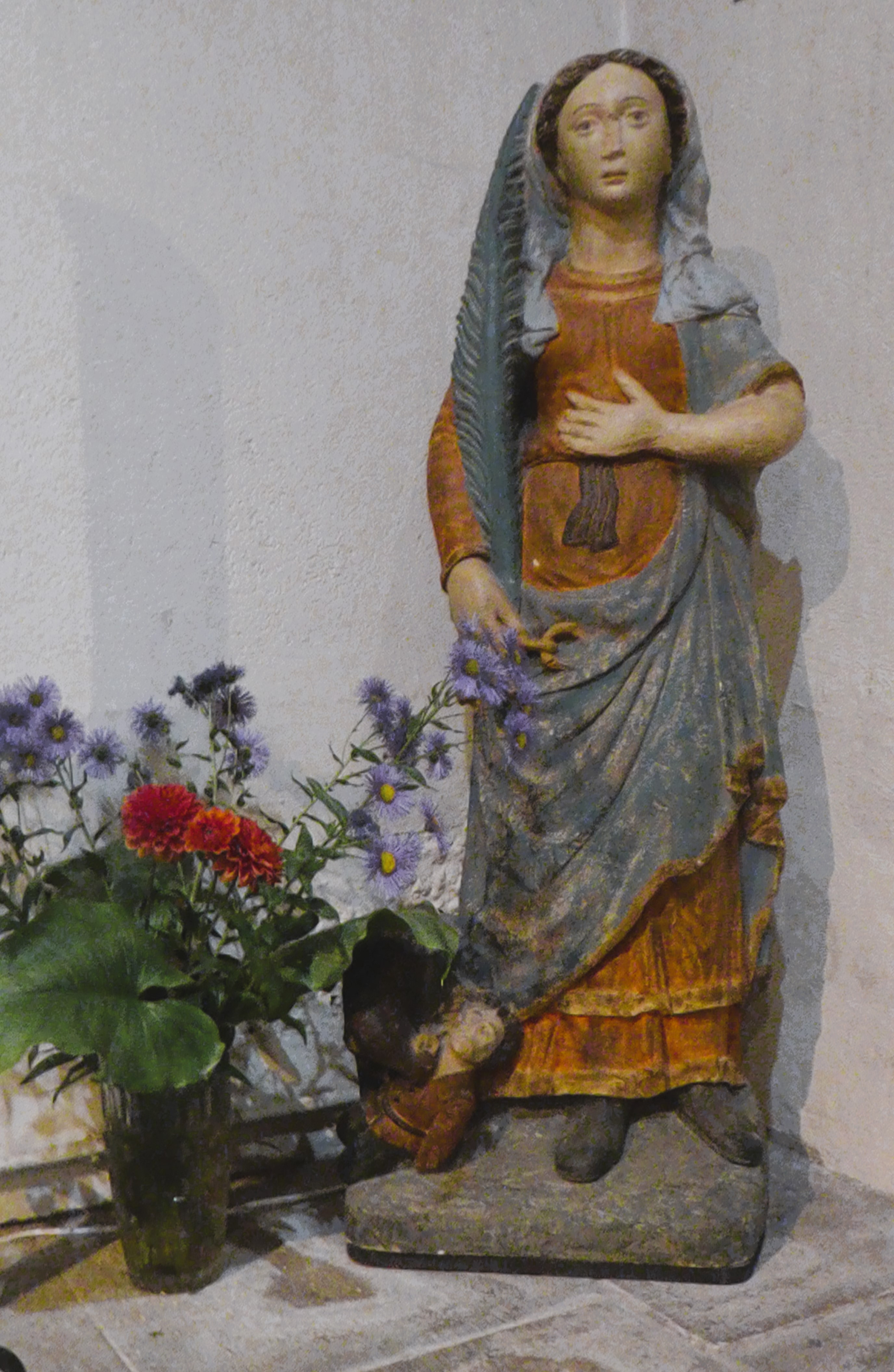Statue de Sainte Colombe (médiévale)