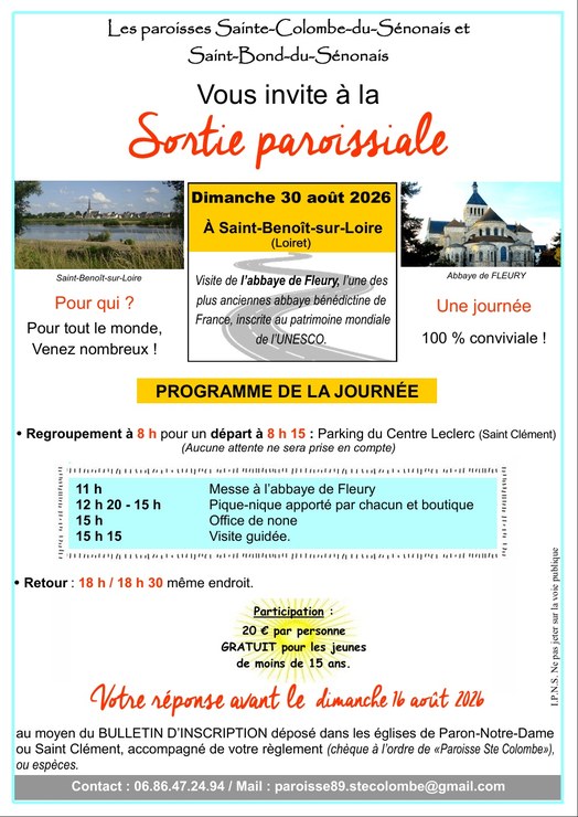 Sortie SteColomb30aout2026