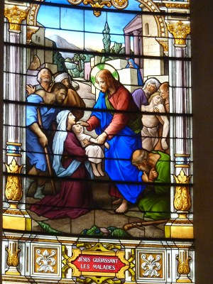 vitrail de l'église St Pregts